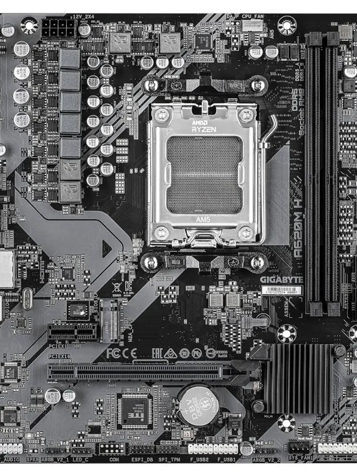 Gigabyte Placa Base A620M H mATX AM5 3