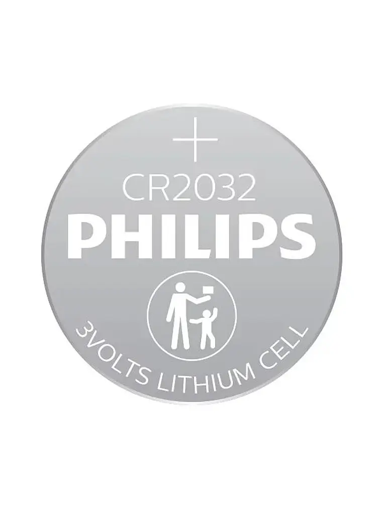 Philips Pila Boton Litio CR2032 3v Blister*5 3