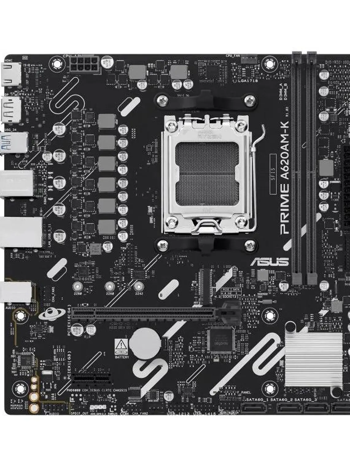 ASUS Placa Base PRIME A620AM-K mATX AM5 3