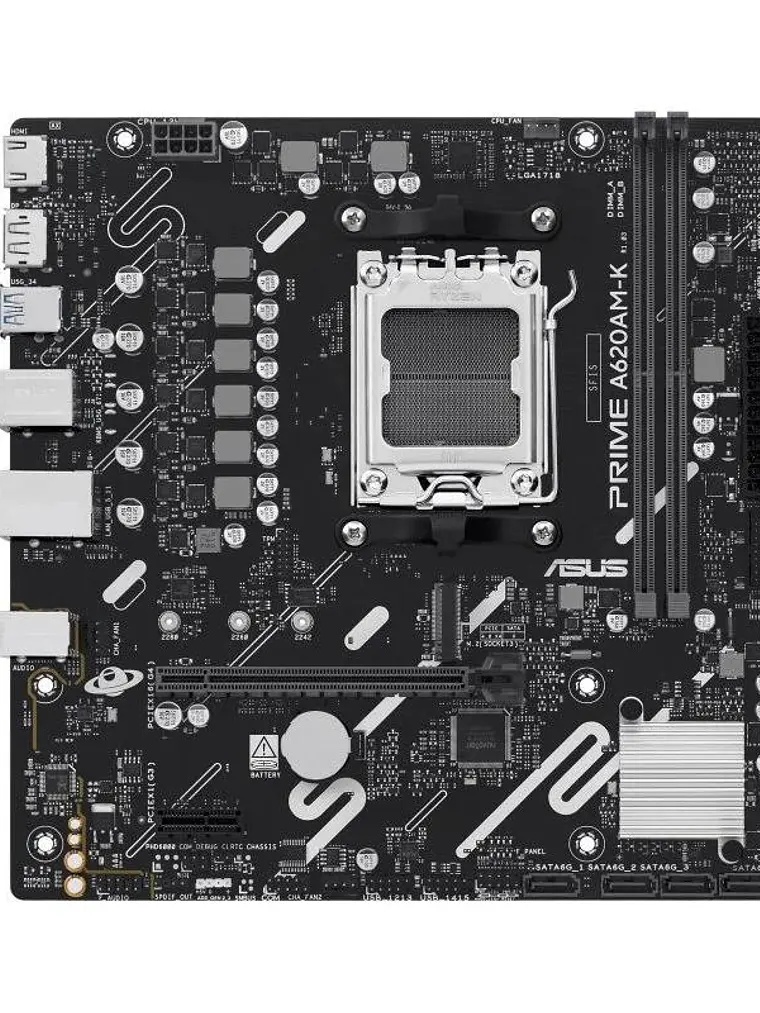 ASUS Placa Base PRIME A620AM-K mATX AM5 3