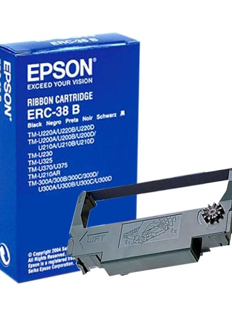 Epson Cinta ERC-38B Negro TMU200/U300 1