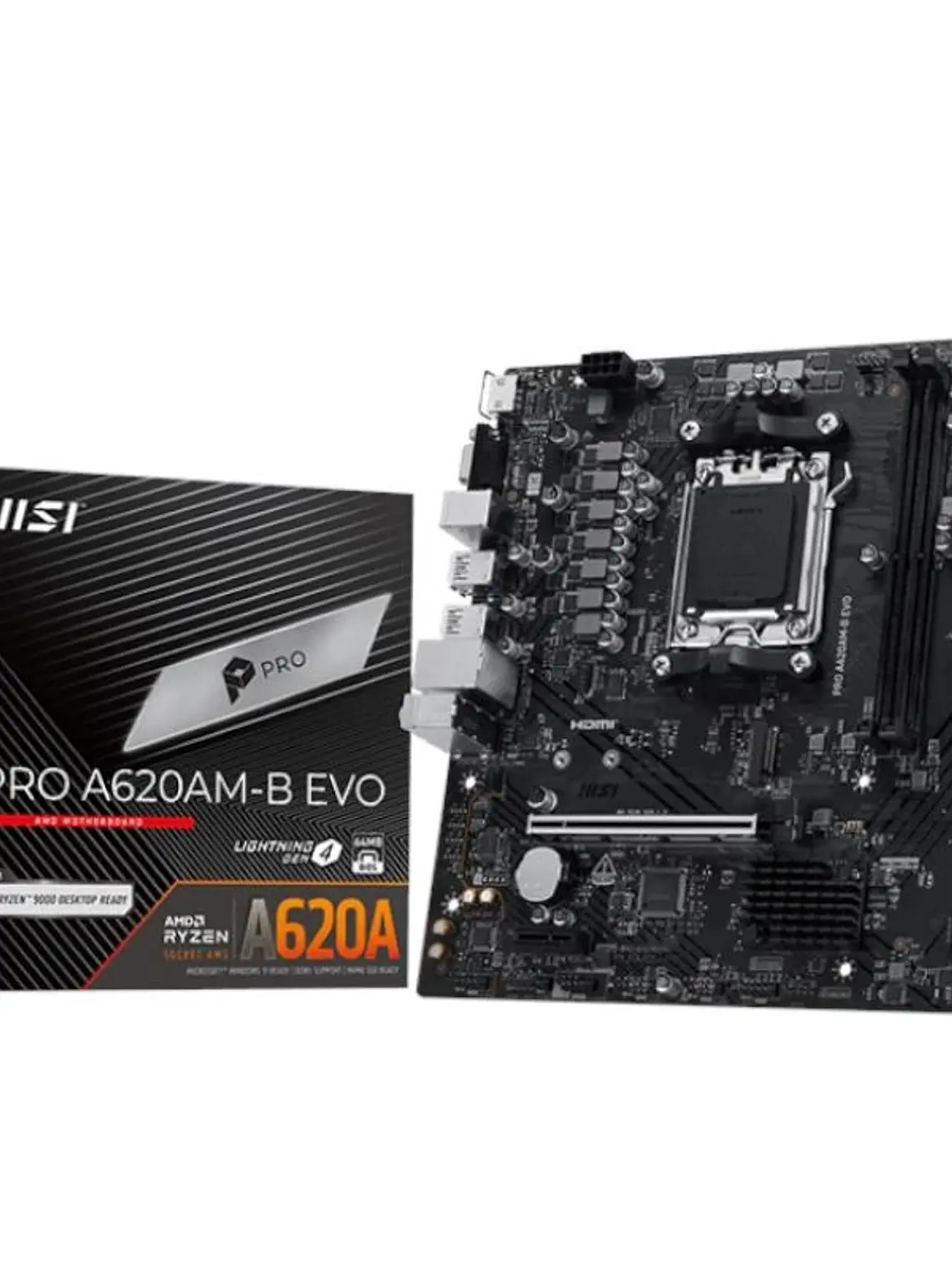 MSI Placa Base PRO A620AM-B EVO mATX AM5 1