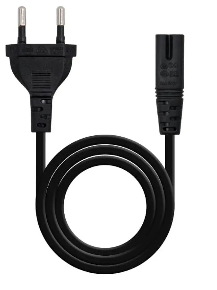 Nanocable Cable Alim. Forma 8 CEE7/16/M-C7/H, 2M 1
