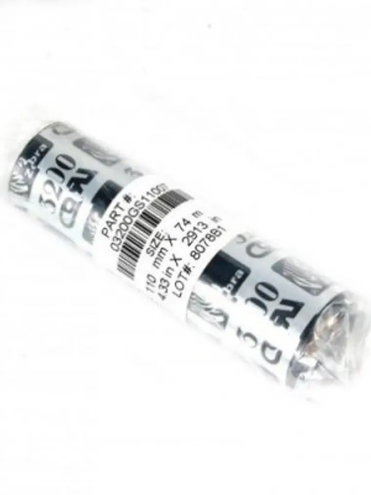 Zebra Cinta Cera 2300 110mm 74 Metros 12 uds 1