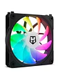 NOX HUMMER EASYLINK | ARGB FANS KIT NEGROS - Miniatura 3