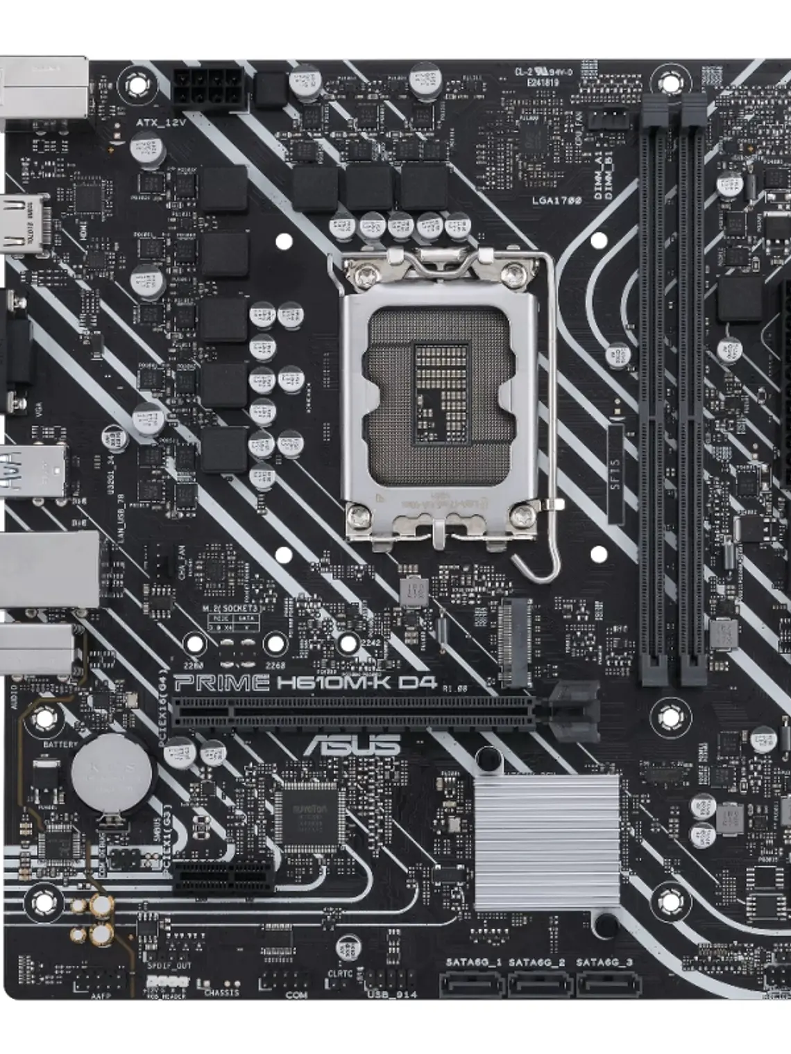ASUS Placa Base PRIME H610M-K D4  mATX LGA1700 4