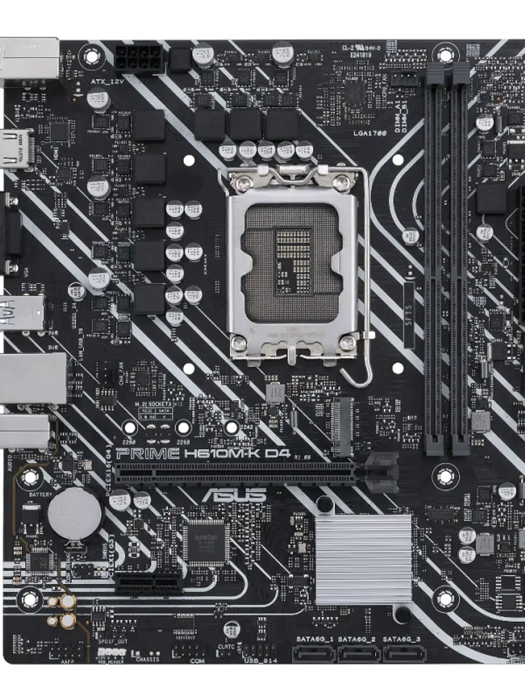 ASUS Placa Base PRIME H610M-K D4  mATX LGA1700 4