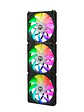 NOX HUMMER EASYLINK | ARGB FANS KIT NEGROS - Miniatura 4