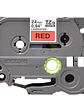 Brother TZe451 cinta laminada 24mm Negro/Rojo 8m - Miniatura 2