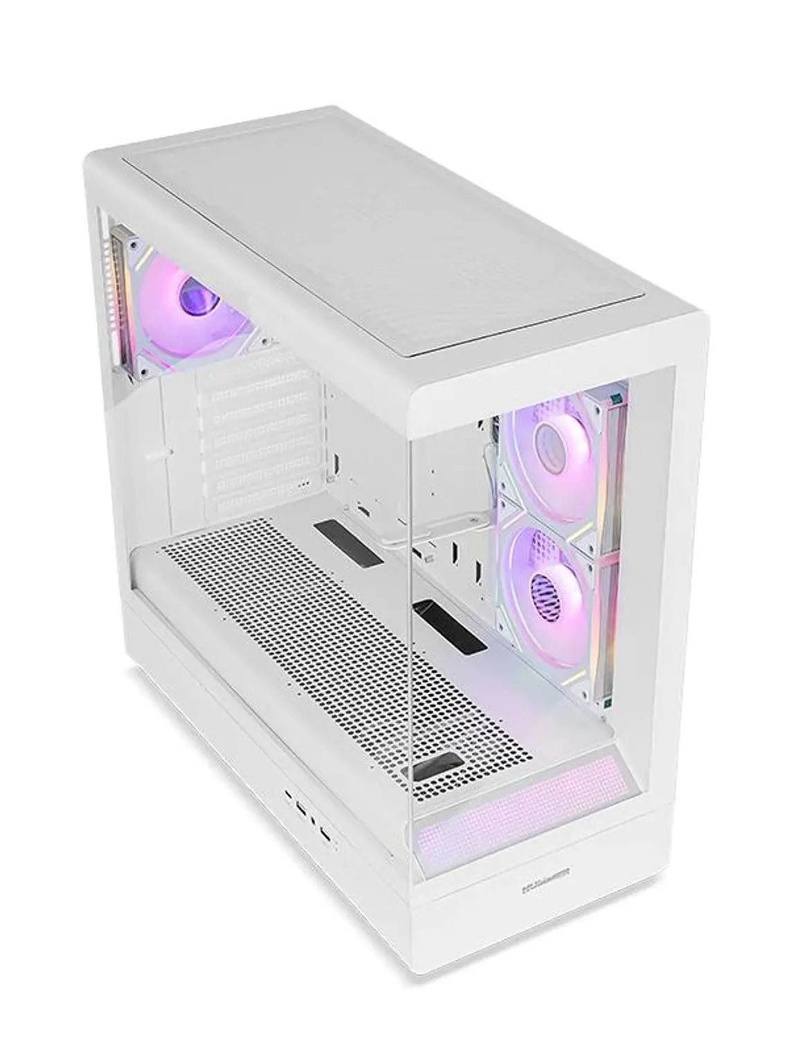 NOX Semitorre HUMMER SIGNAL Frameless ARGB Blanco 1