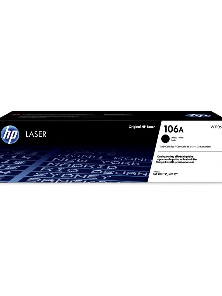 HP Tóner 106A Negro 1