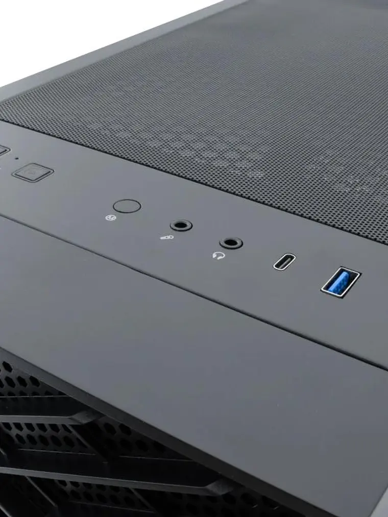 Coolbox Caja Gaming ATX GA300 GRIDLINE Black 2