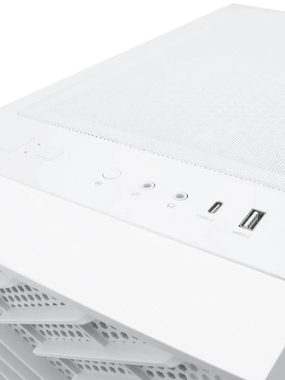 Coolbox Caja Gaming ATX GA300 GRIDLINE White 2