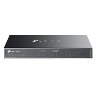 TP-Link ES210GMP Switch 8xG PoE+ 1xGbE 1xG-C 123W