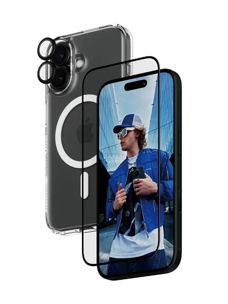 PanzerGlass 3-in-1 Bundle Proteccion iPhone 16 1