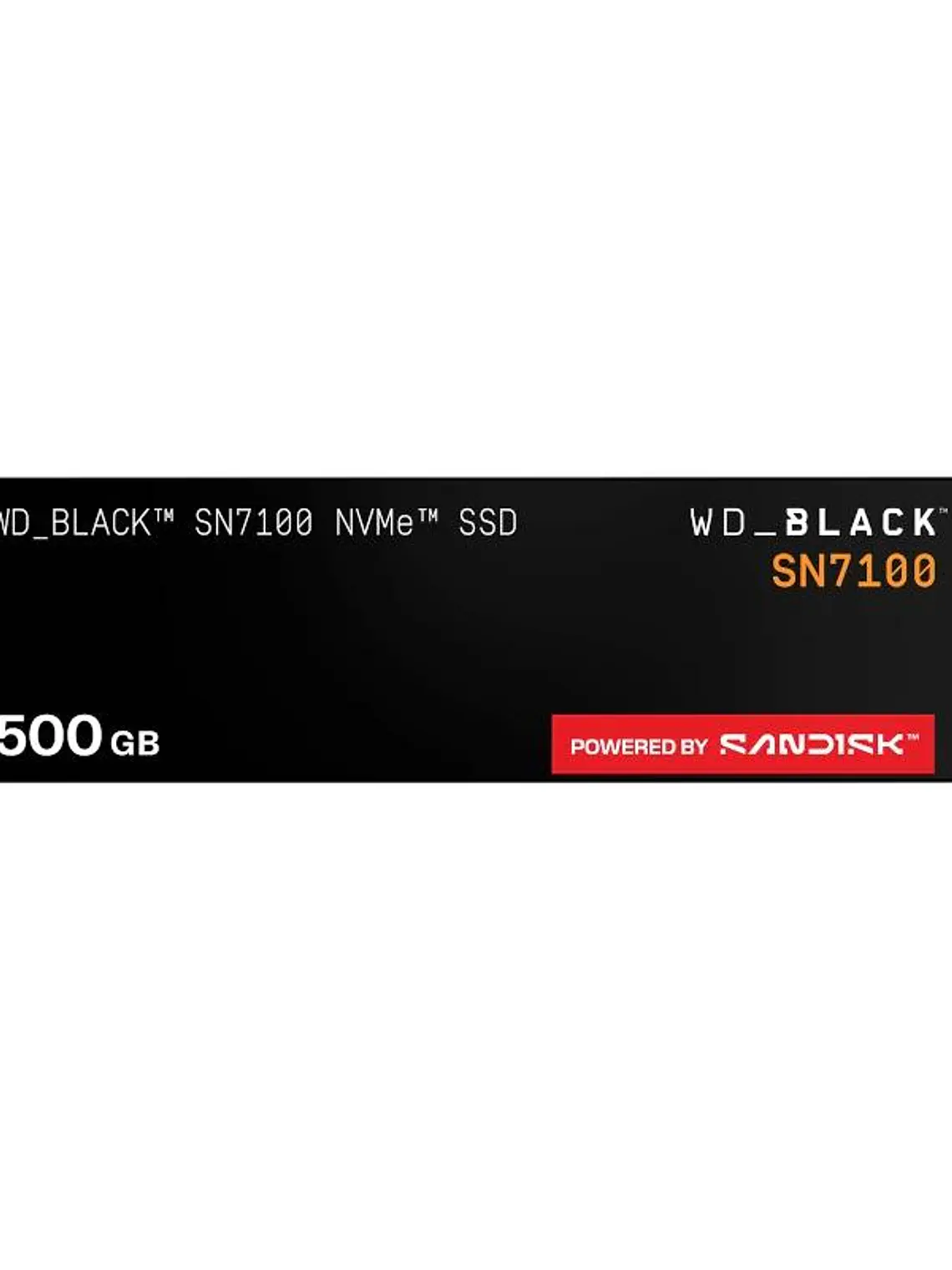 WD Black SN7100 SSD 500GB PCIe Gen4x4 6800MB-s 2