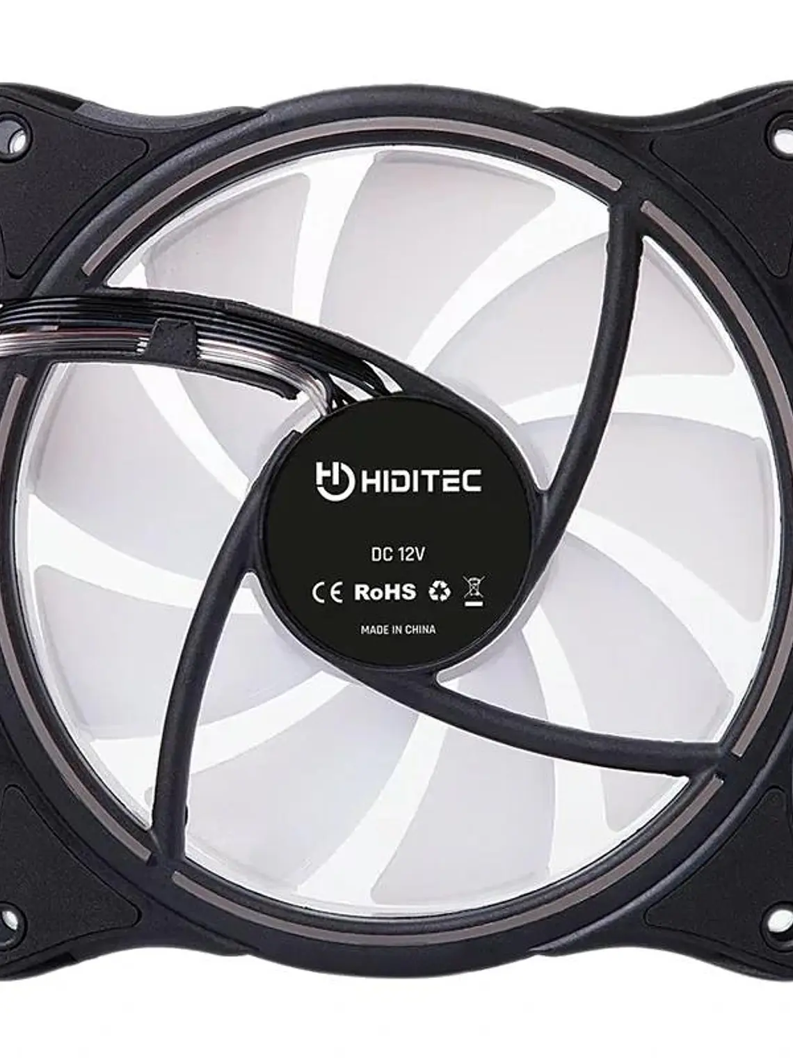Hiditec Ventilador Gaming ARGB-N-18 BLACK 120 MM 4
