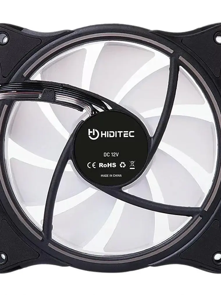 Hiditec Ventilador Gaming ARGB-N-18 BLACK 120 MM 4