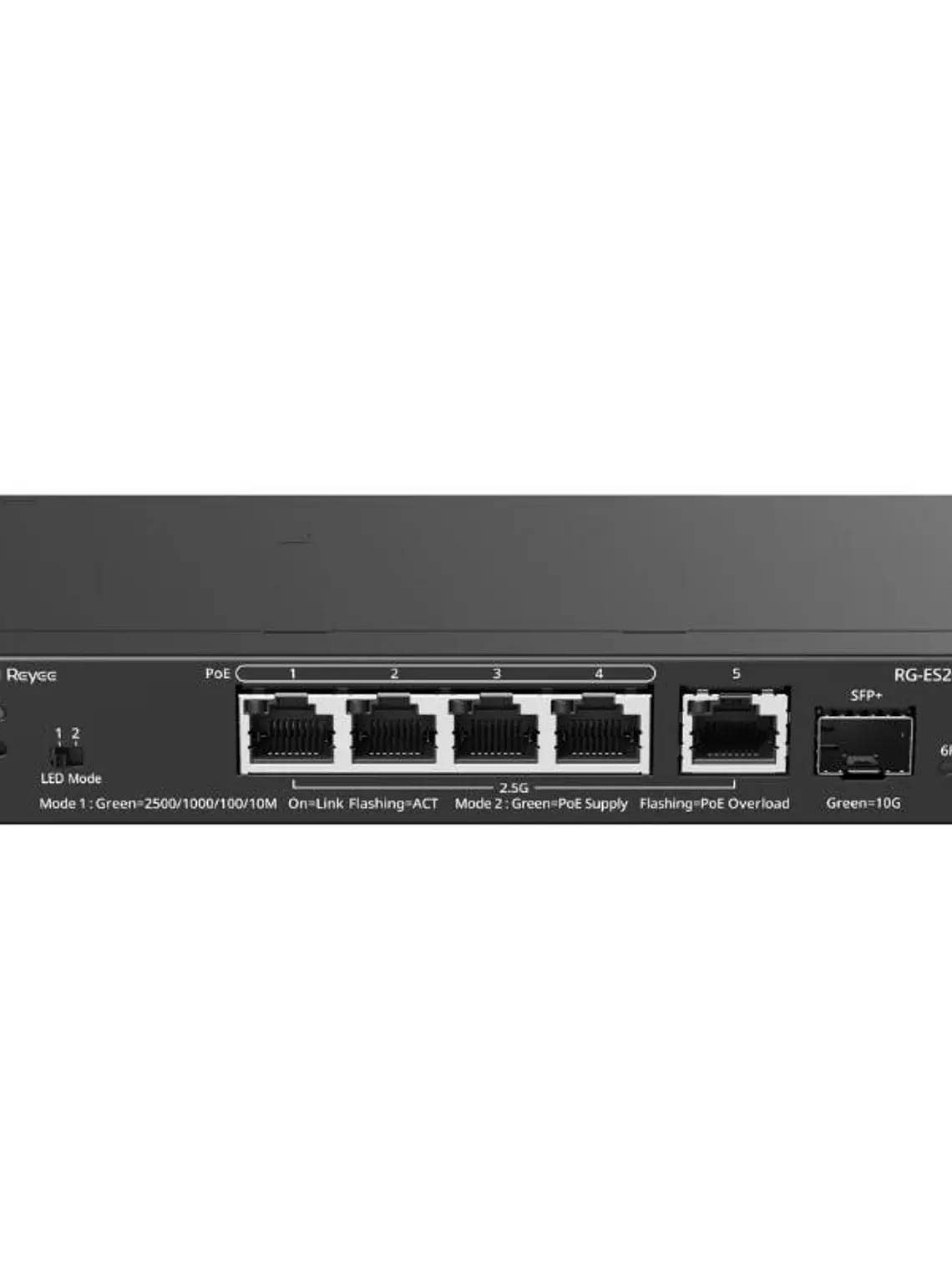 Reyee ES206MG-P Switch 4xmGb PoE 1xSFP+ 70W 1