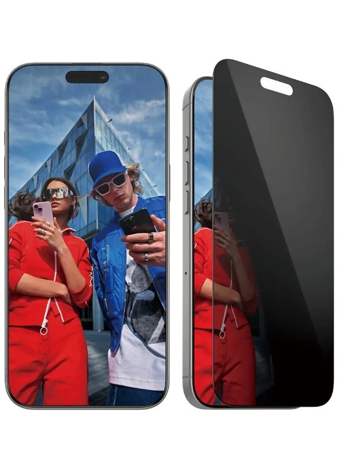 PanzerGlass Privacy Screen Protec. iPhone 16ProMax 1