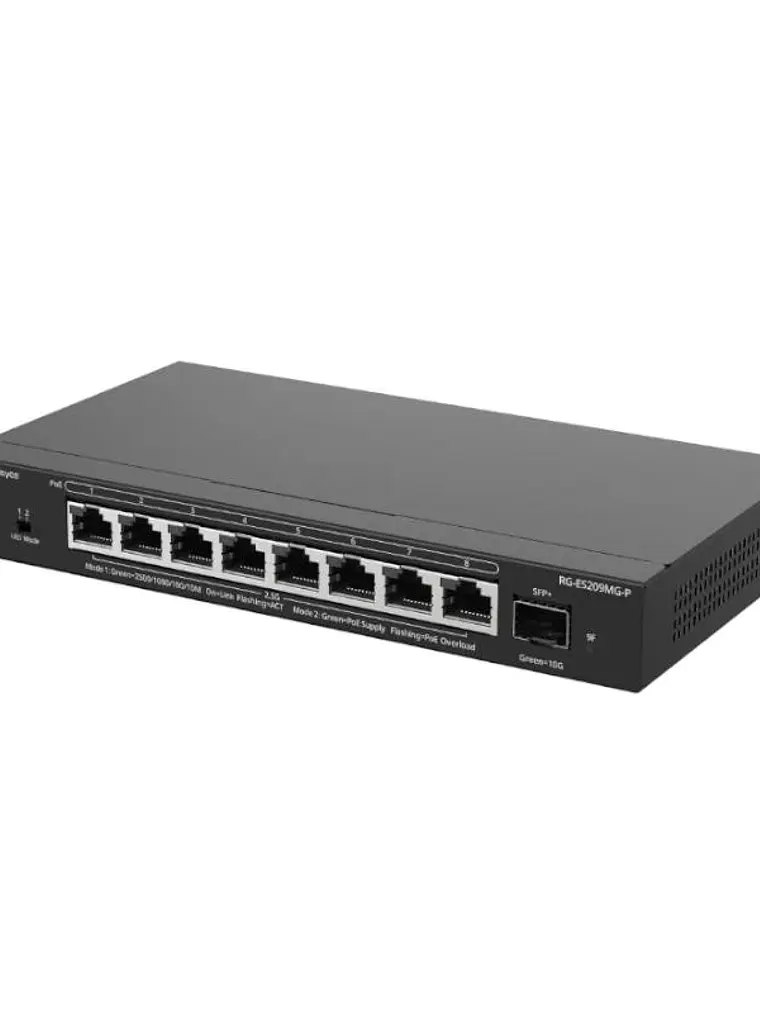 Reyee ES209MG-P Switch 5xmGB PoE 1xSFP+ 130W 1