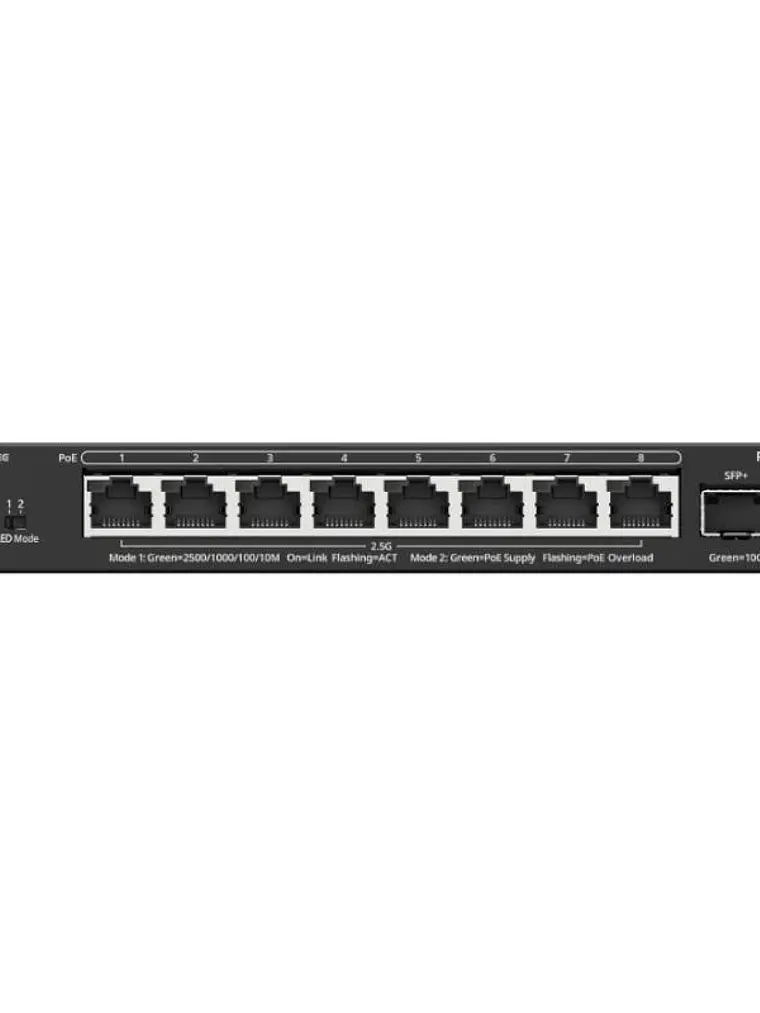 Reyee ES209MG-P Switch 5xmGB PoE 1xSFP+ 130W 2