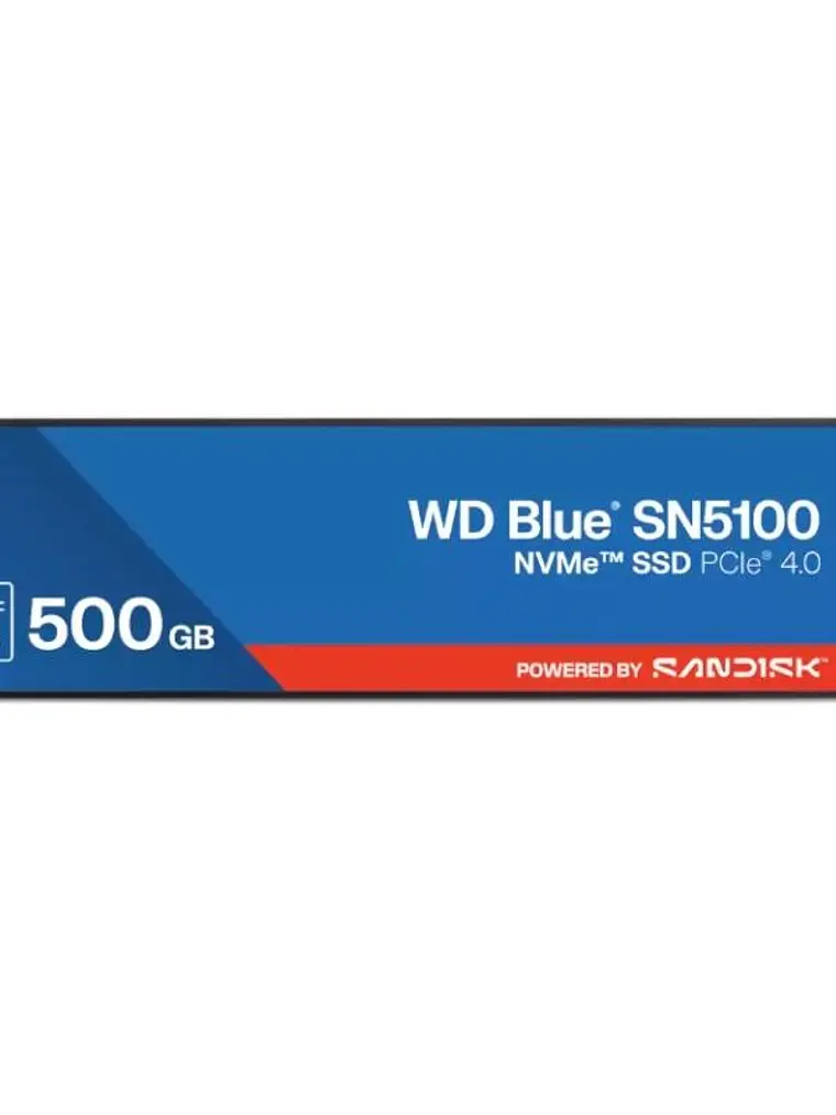 WD Blue SN5100 SSD 500GB NVMe Gen4 6600MB-s 1