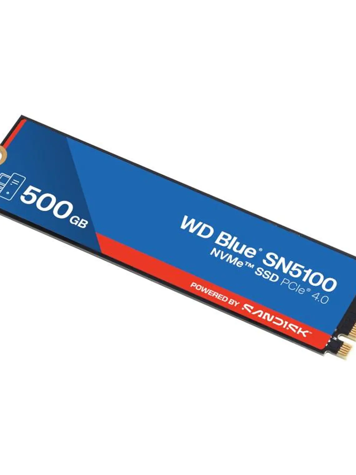 WD Blue SN5100 SSD 500GB NVMe Gen4 6600MB-s 2