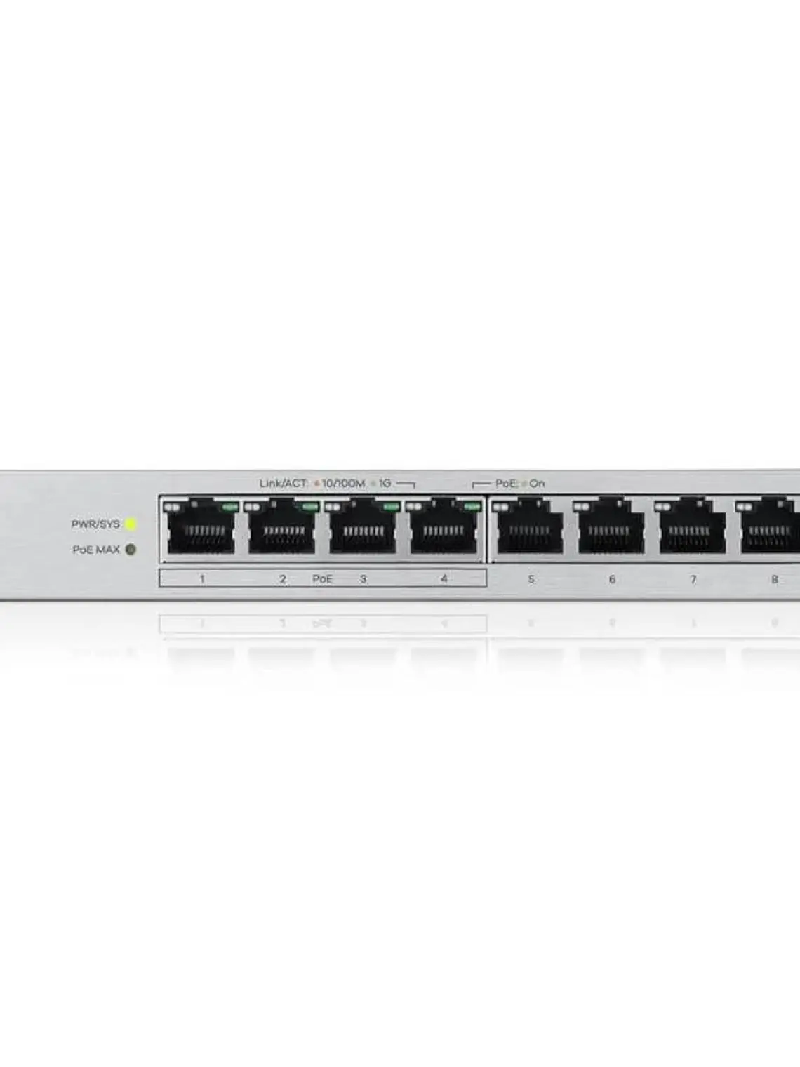 ZyXEL GS1200-8HPv3 Switch 8xGb (4xPoE+) 68W 3
