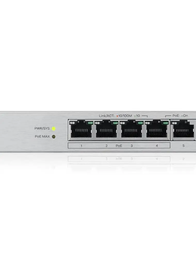 ZyXEL GS1200-5HPv3 Switch 5xGb (4xPoE+) 68W 3