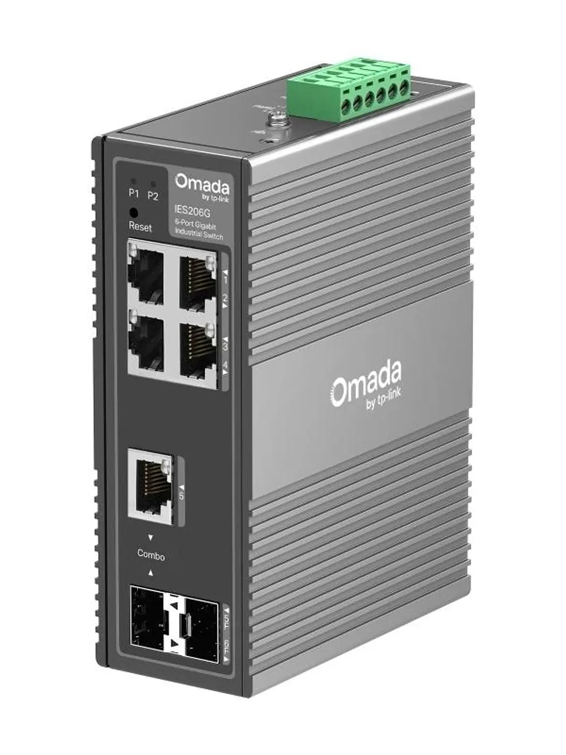 TP-Link IES206G Switch Industrial 4xG 1xSFP 1xC 1