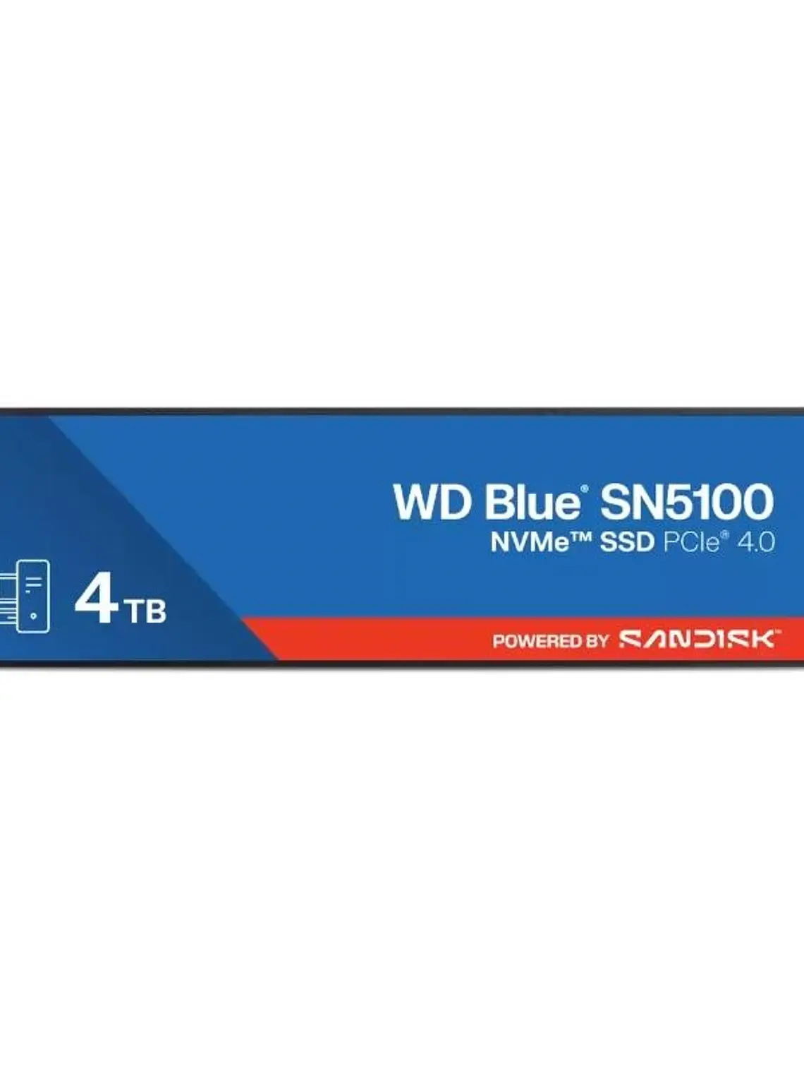 WD Blue SN5100 SSD 4TB NVMe Gen4 6700MB-s 1