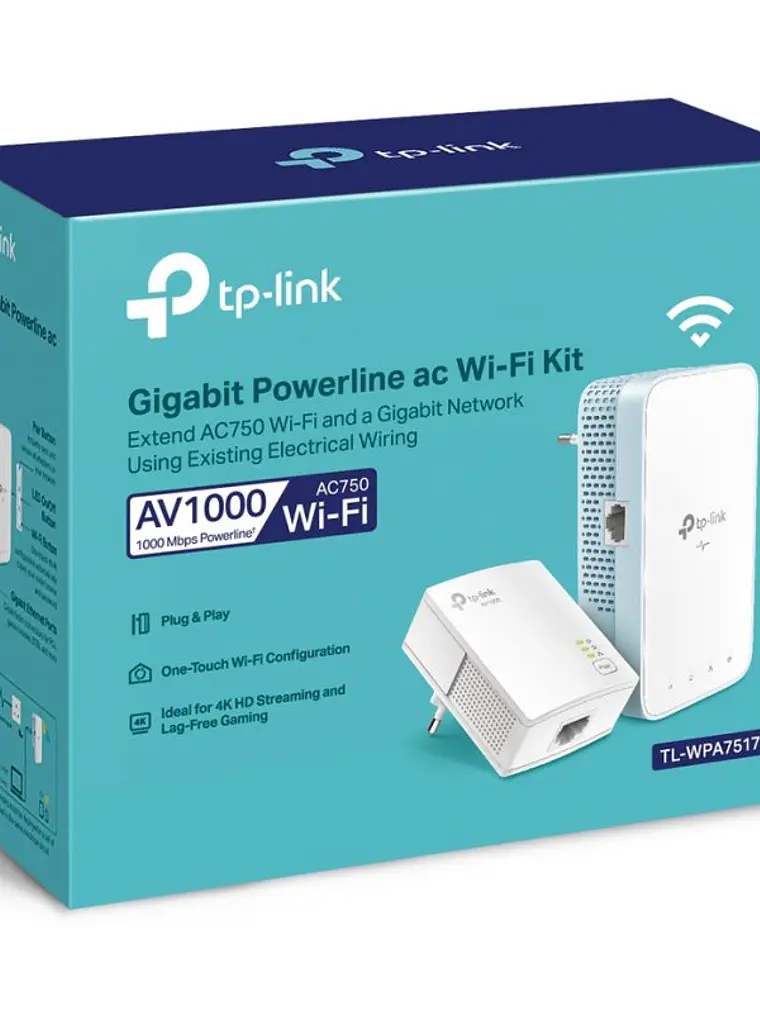 TP-Link TL-WPA7517 KIT PWRL ac WiFi AV1000 GbE 2