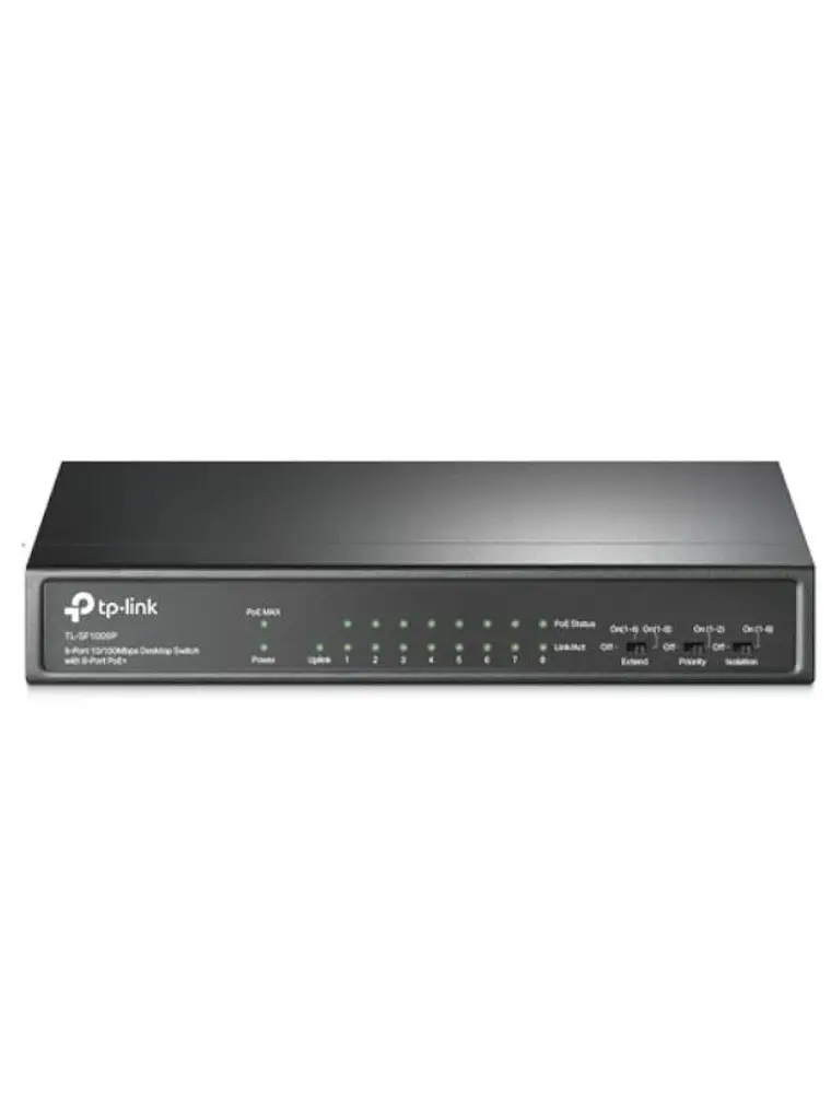 TP-Link TL-SF1009P Switch 8x10/100 Poe+ 1x10/100 1