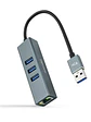 Nanocable Conversor USB 3.0 Ethernet + 3xUSB 3.0 - Miniatura 1
