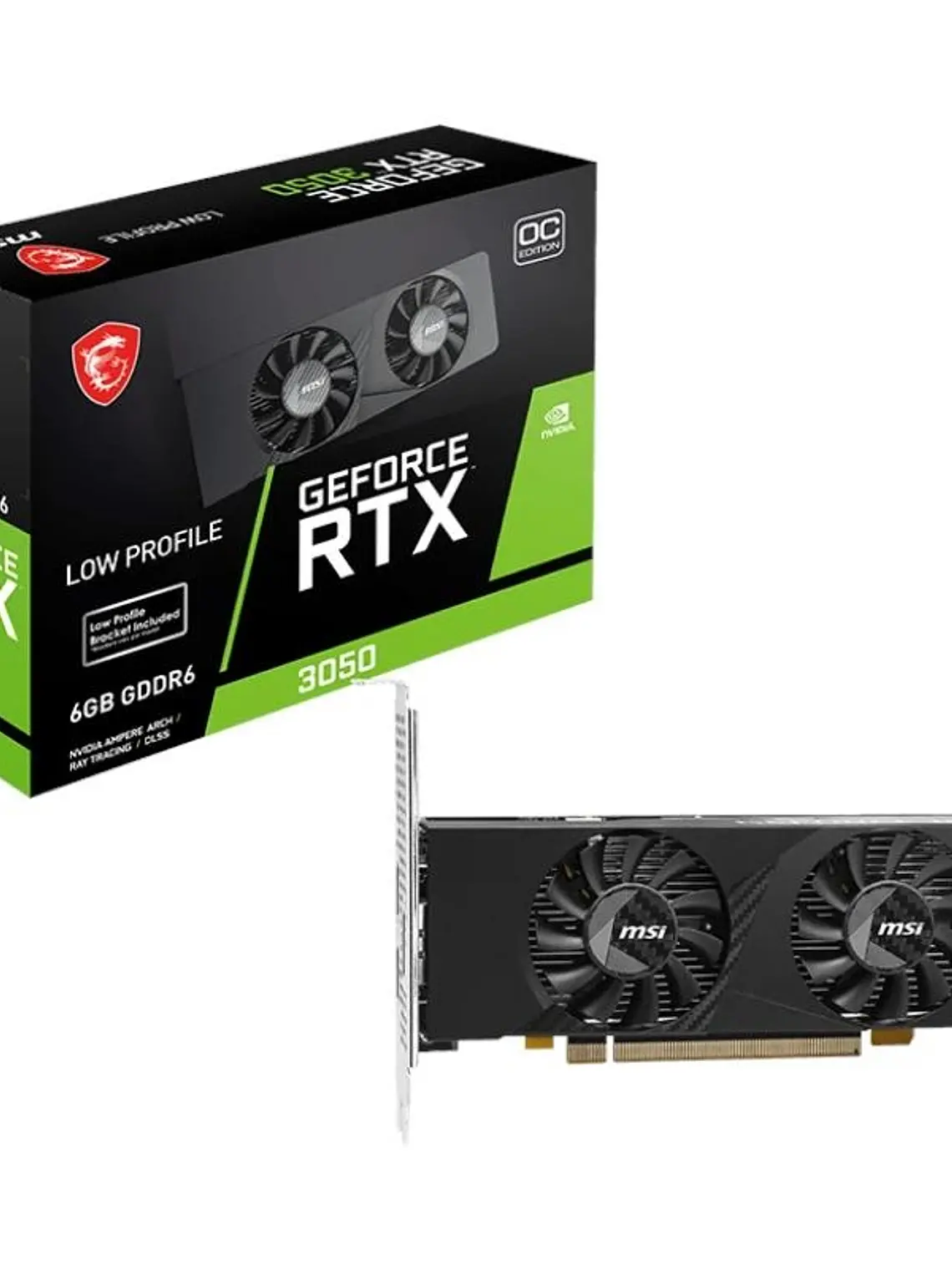 MSI VGA NVIDIA RTX 3050 LP E 6G OC DDR6 1