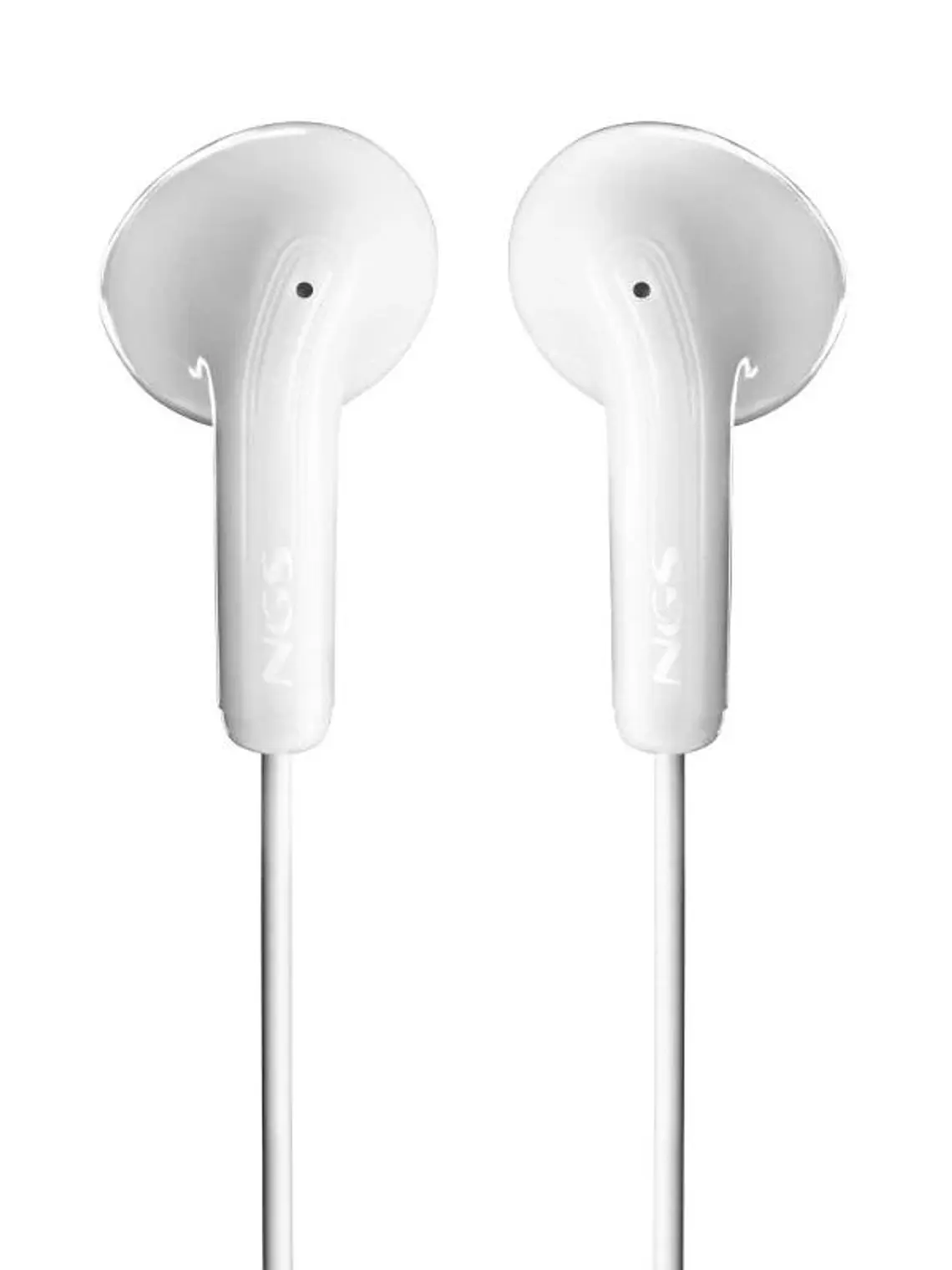 NGS Auricular Blanco Estéreo con cable JACK 3.5 mm 3