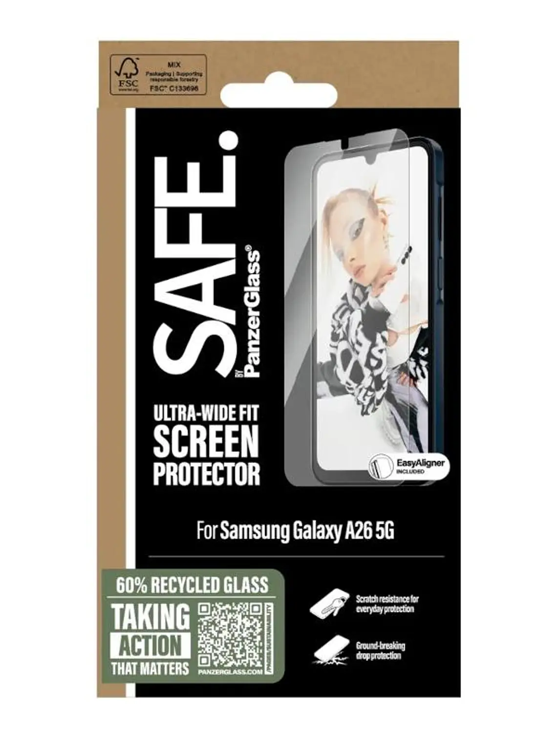 SAFE by PanzerGlass Protector Samsung A26 5G 4