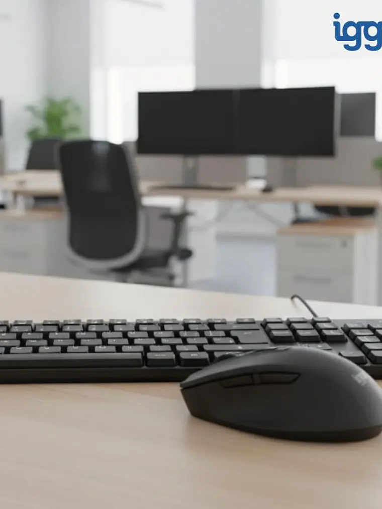 iggual Teclado USB estándar CK-OFFICE-105T negro 1