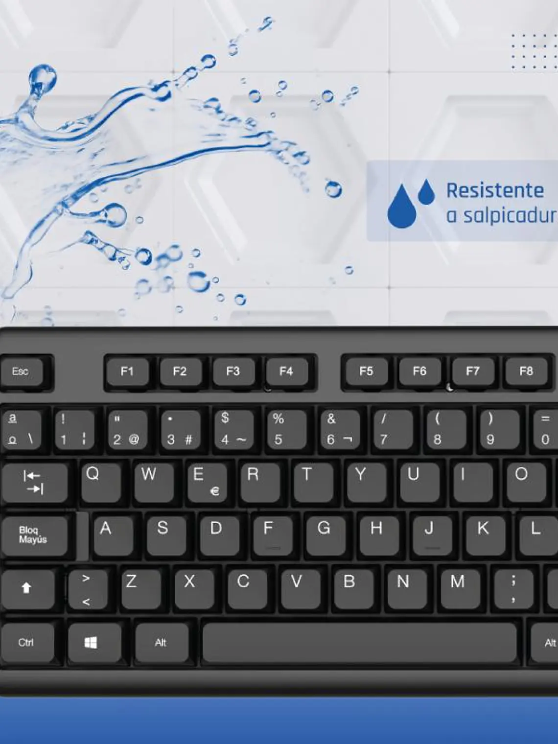 iggual Teclado USB estándar CK-OFFICE-105T negro 3