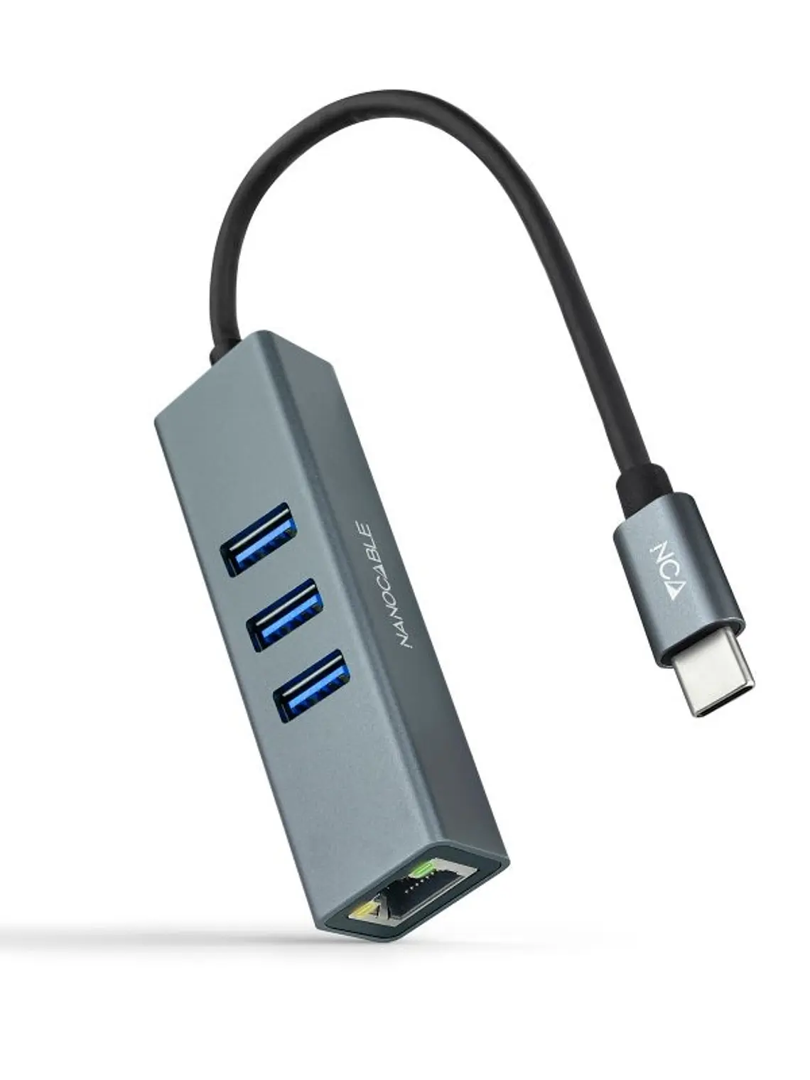Nanocable Conversor USB-C Ethernet +3xUSB 3.0 1