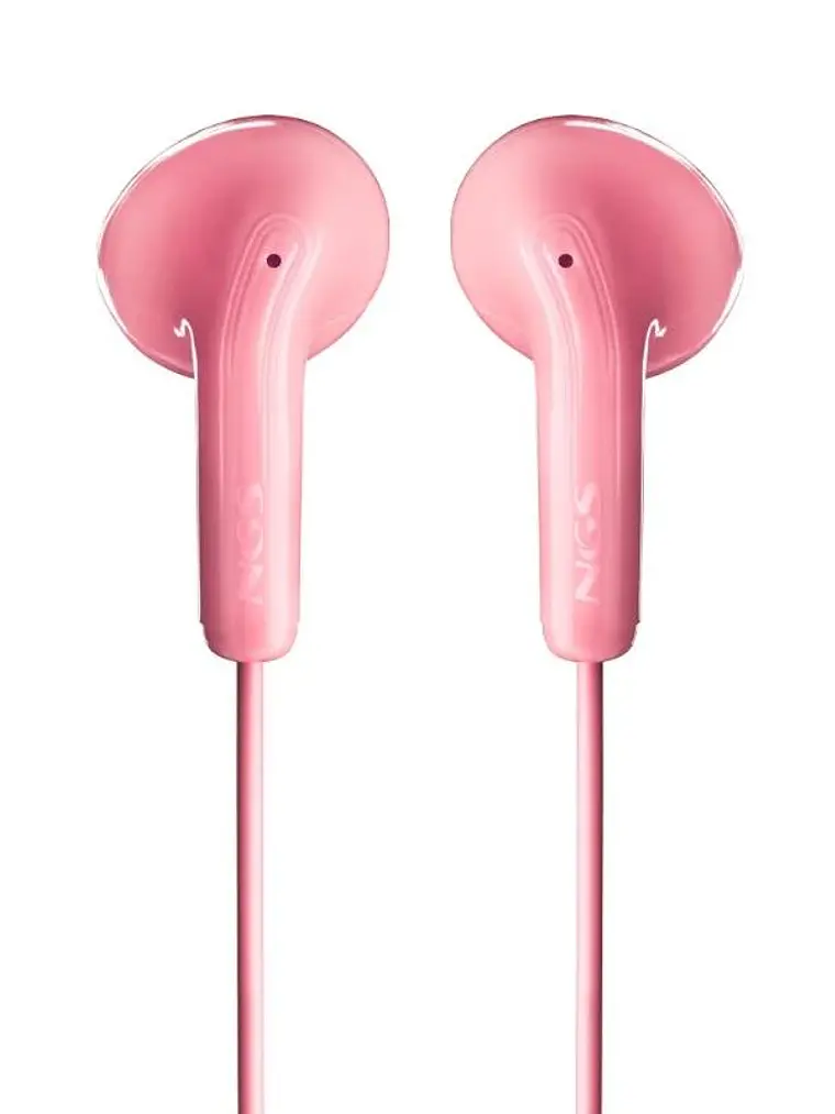 NGS Auricular Rosa Estéreo Cable JACK 3.5 Mm 3