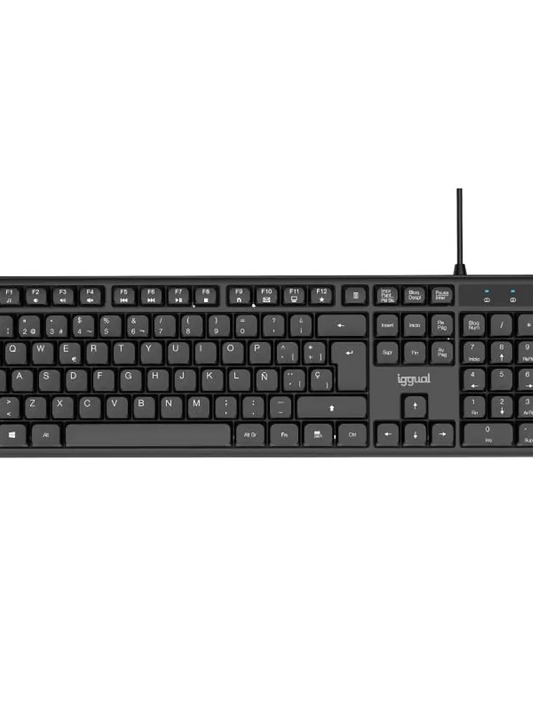 iggual Teclado USB estándar CK-SILENT-105T negro 1