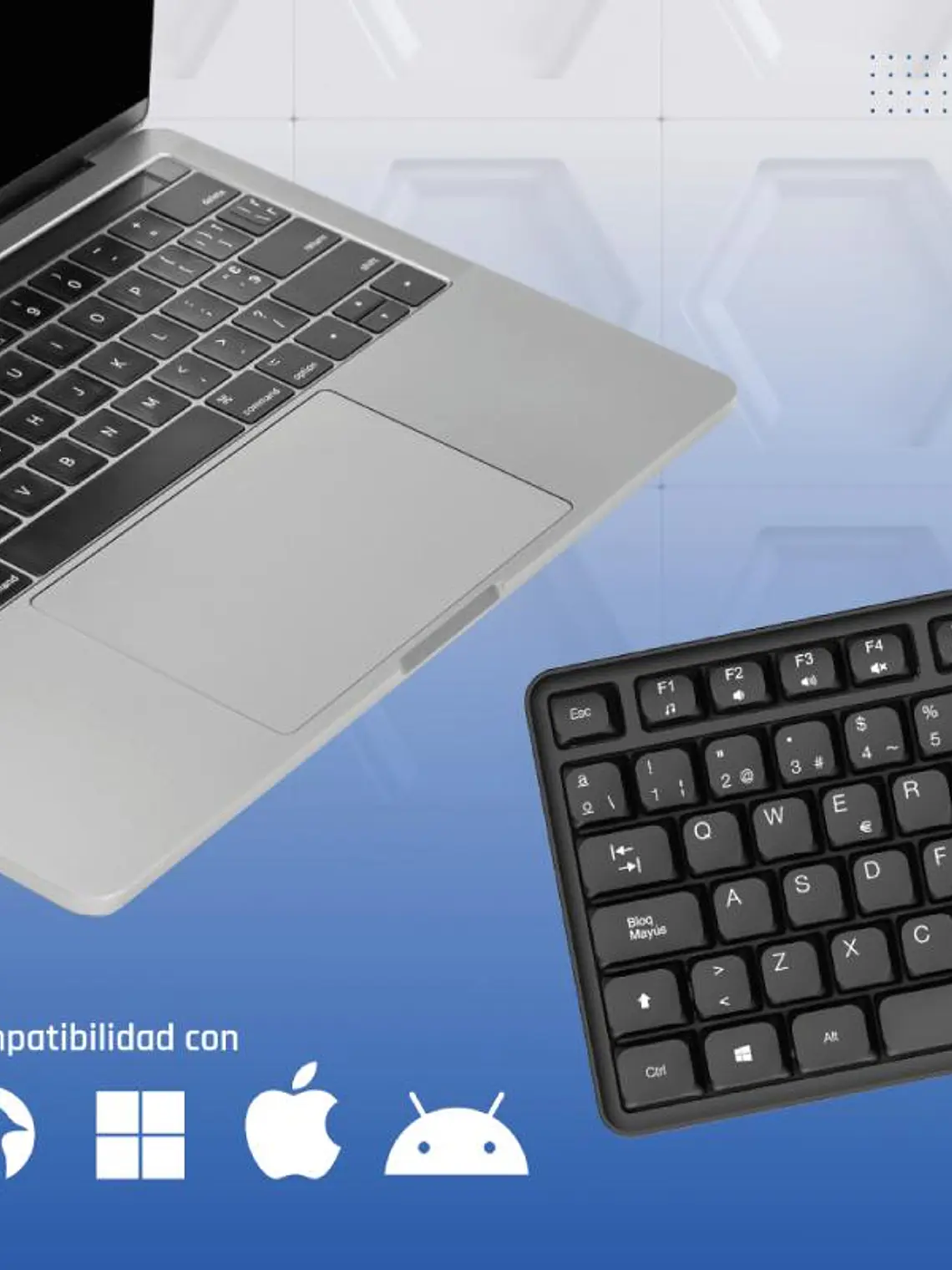 iggual Teclado USB estándar CK-SILENT-105T negro 3