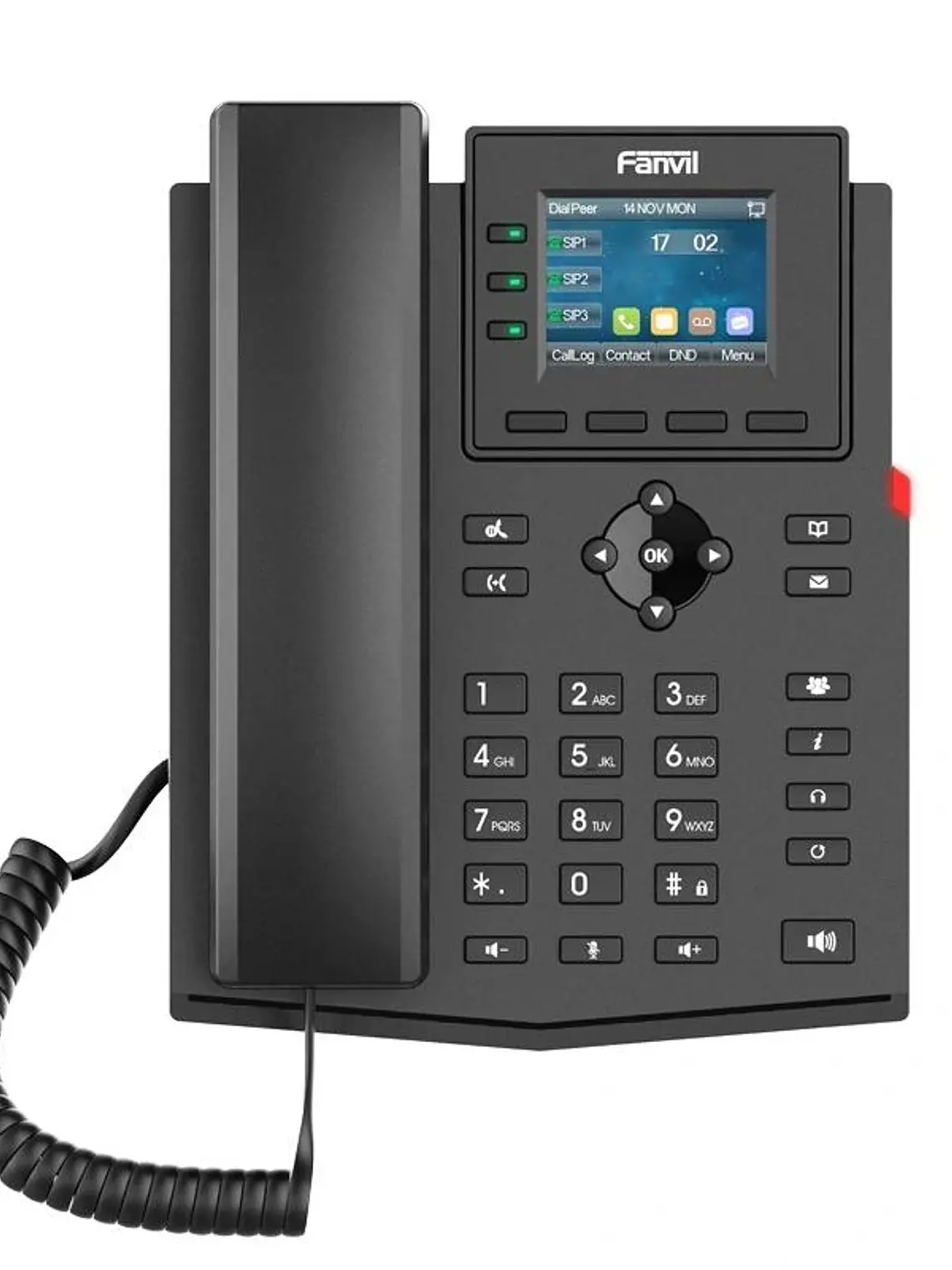 Fanvil X303P, 4 líneas SIP, con PoE, sin PSU 1