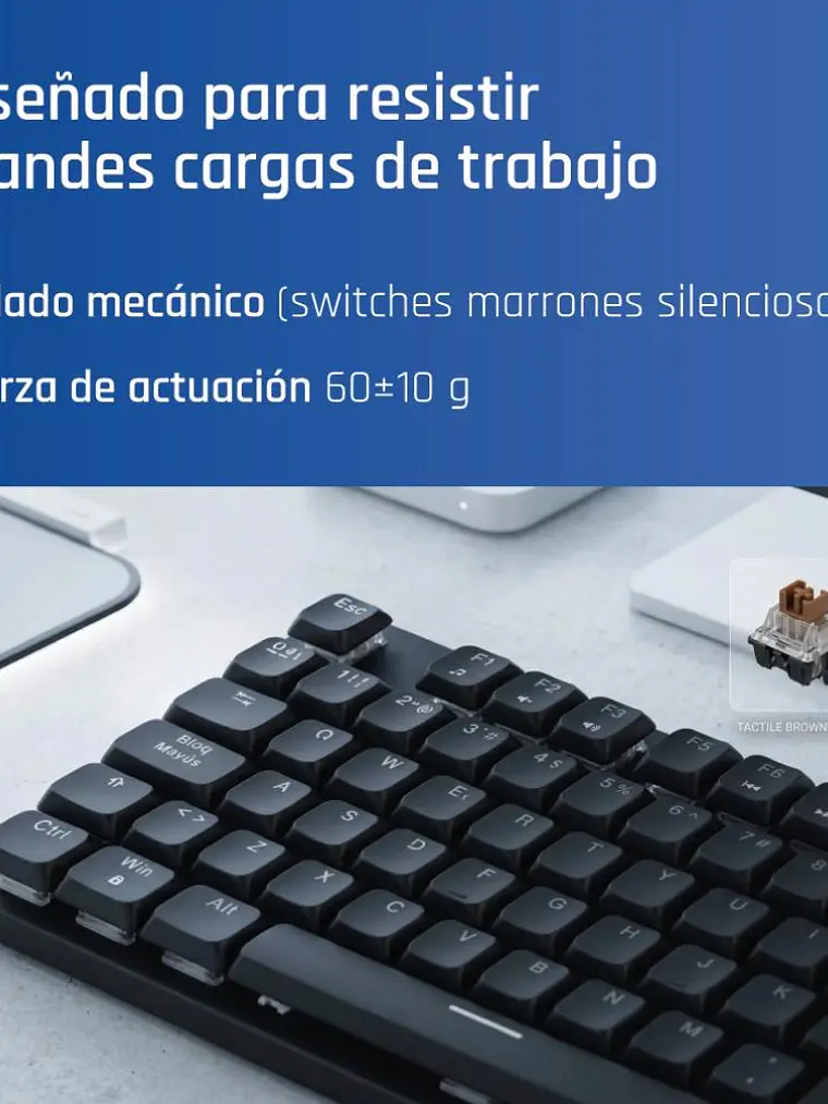 iggual Teclado USB mecánico CK-MECHA-105T negro 2
