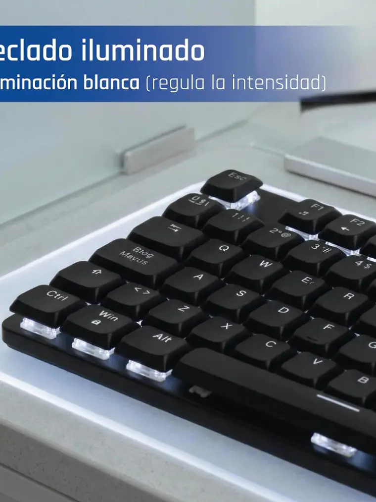 iggual Teclado USB mecánico CK-MECHA-105T negro 3