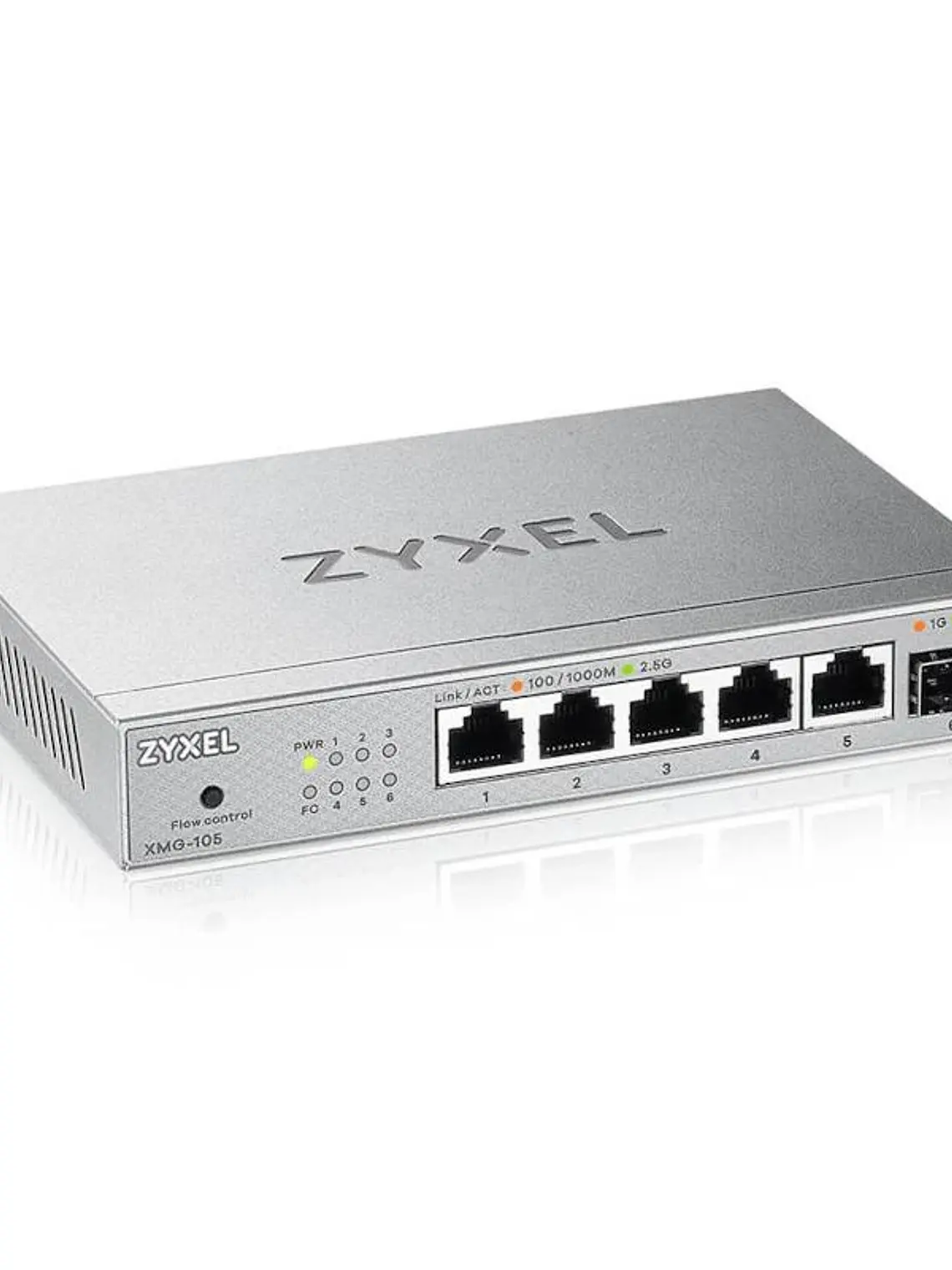 Zyxel XMG-105 Switch 5x2,5mGb 1xSFP+ Desktop 2