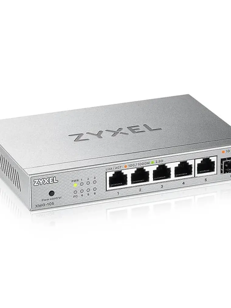 Zyxel XMG-105 Switch 5x2,5mGb 1xSFP+ Desktop 2