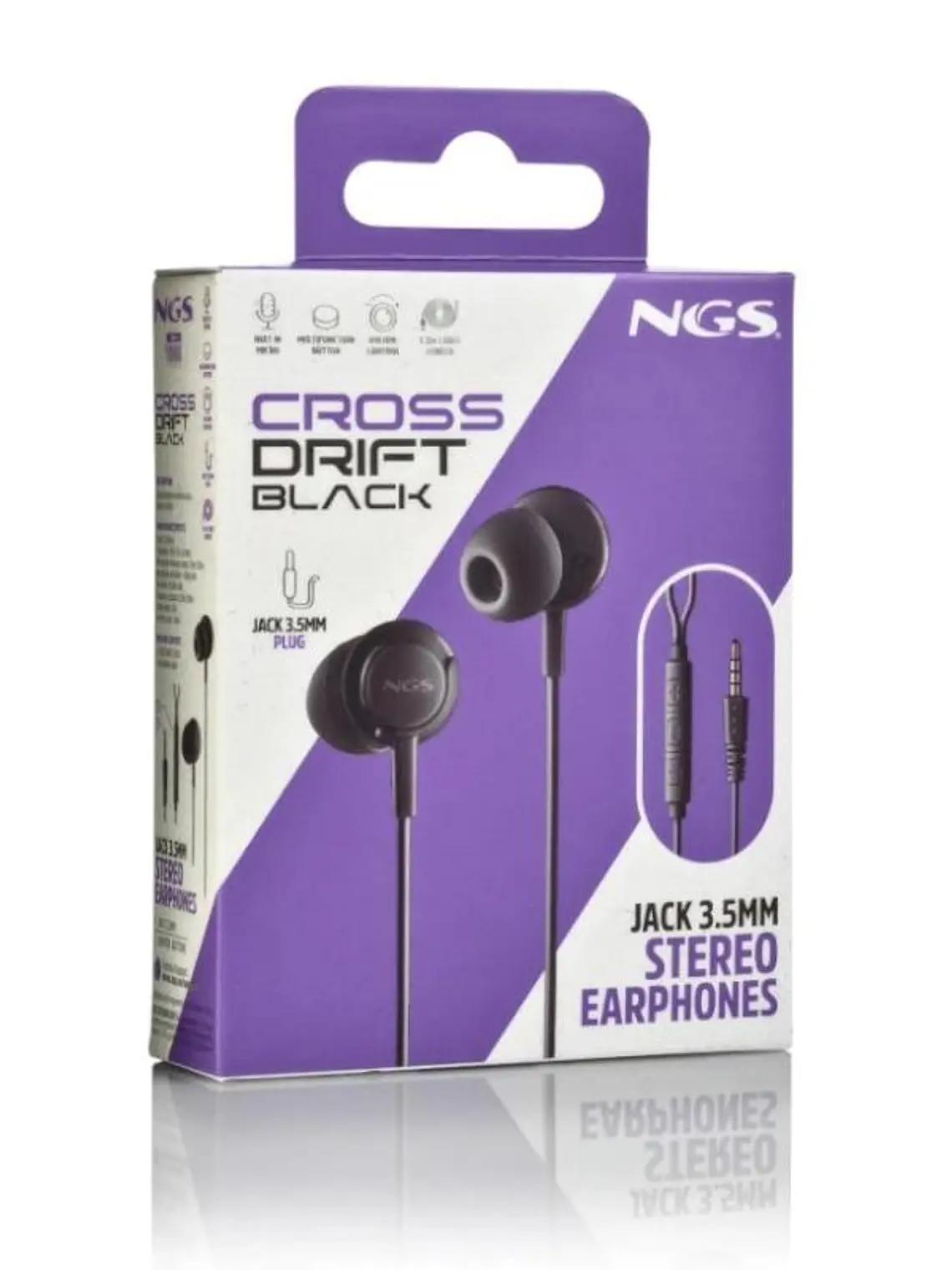 NGS Auricular Estéreo Cable JACK 3.5 Mm 4